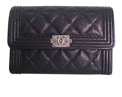 Chanel Boy Long Wallet, front view